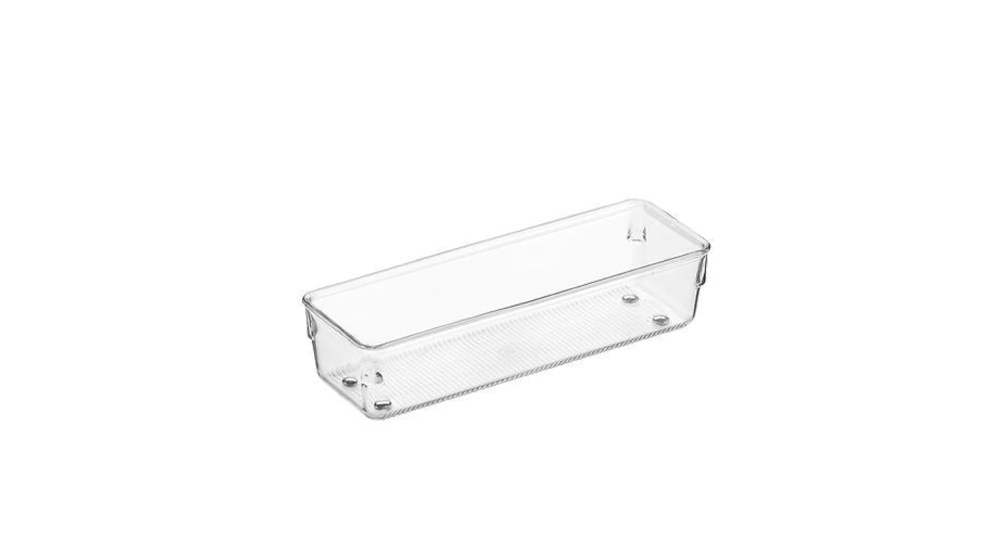 Interdesign Small Square Drawer Organizer - 3x3x2 - Clear - The