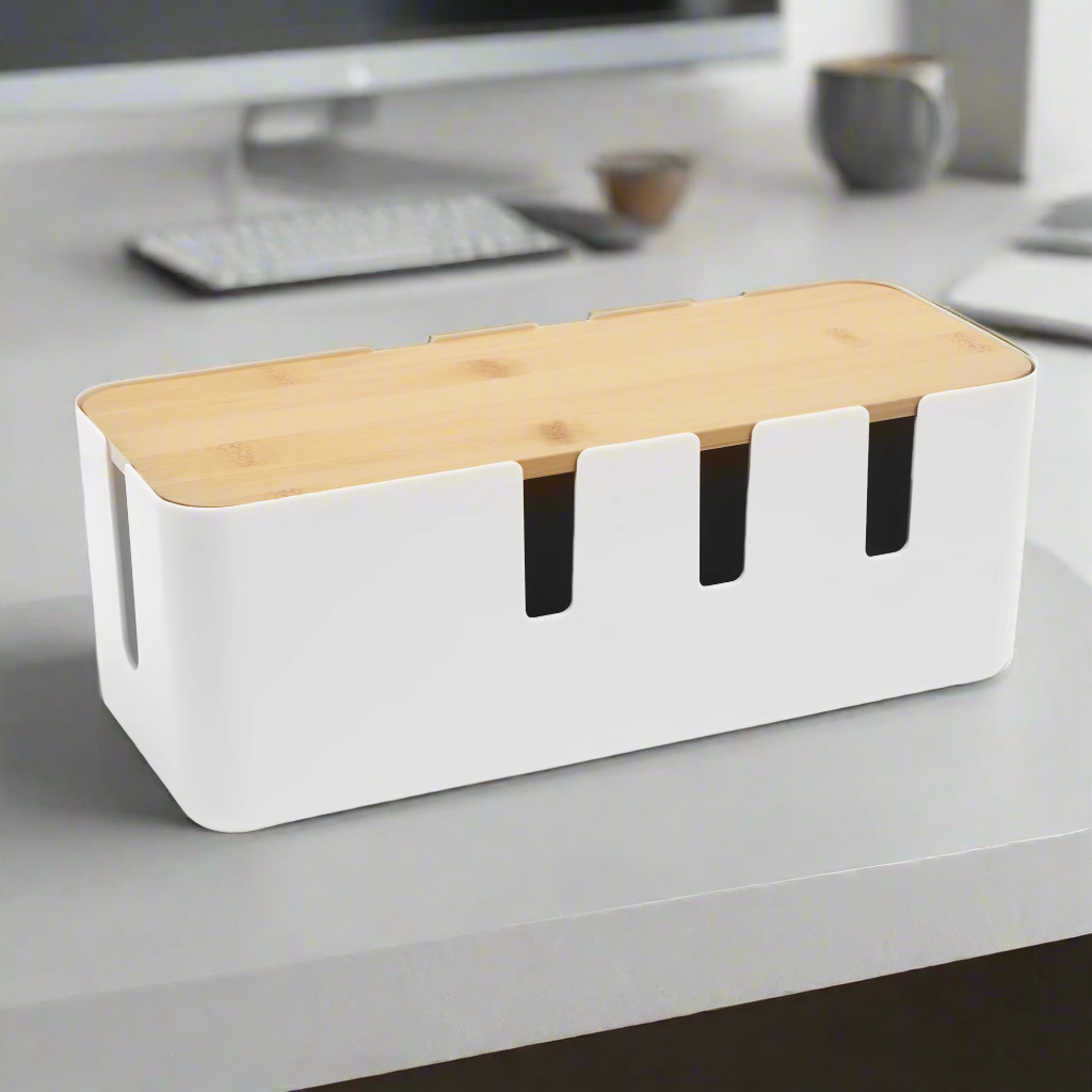 Cable Box Organizer - White